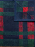 Sebago Tartan Navy Blanket