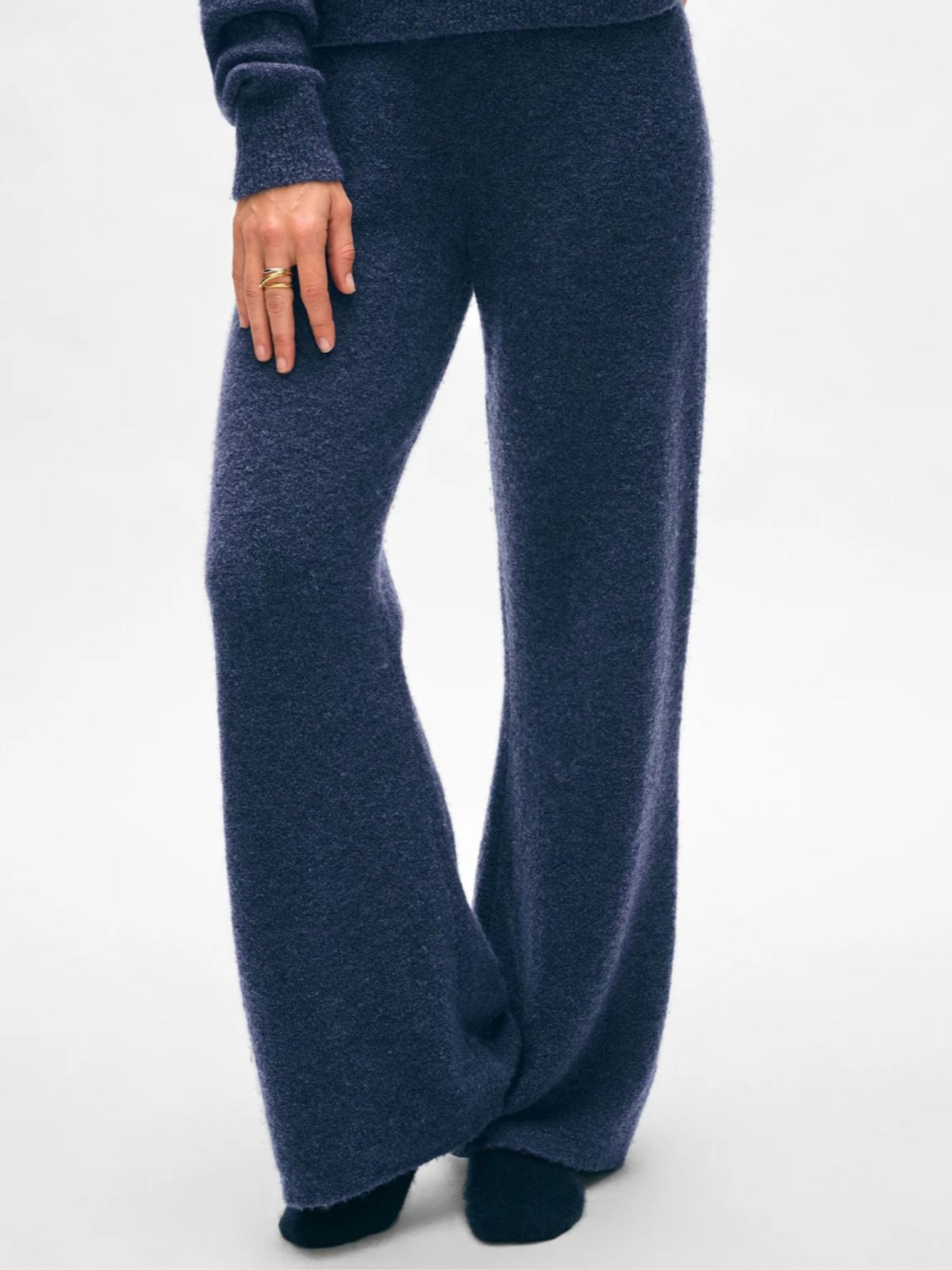 Merino Cashmere Wide Leg Pant