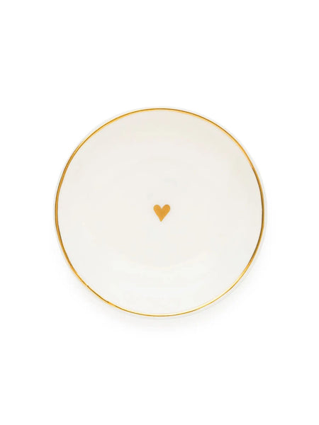 Small Trinket Tray - Round w/ Heart