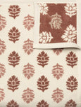 Original Blanket - Cinnamon Fleur Block Print