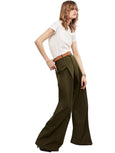 Pleated Wide Leg Pant-Surplus