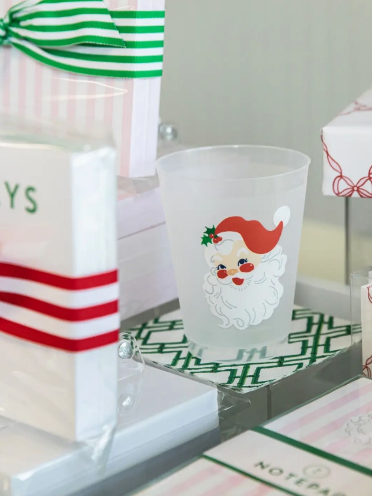 Santa Claus Cups-Set of 8