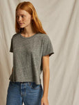 Harley Boxy Crew -Heather Grey