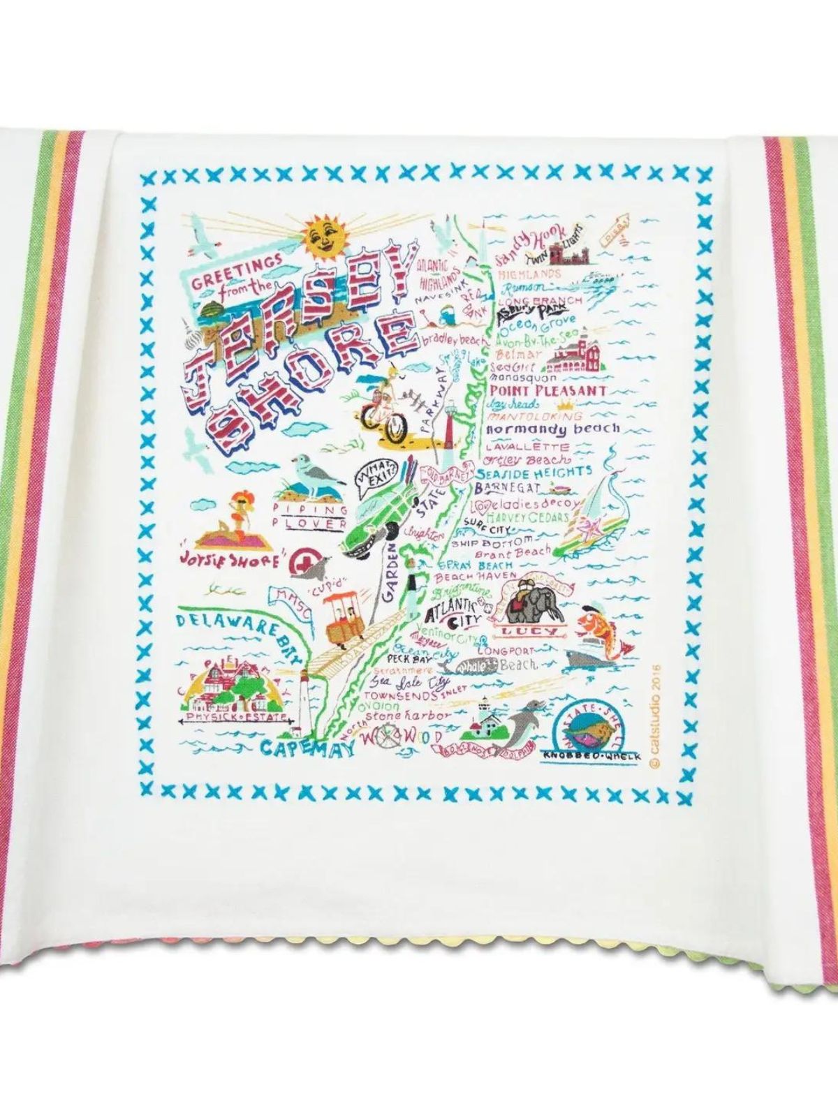 Jersey Shore Dish Towel