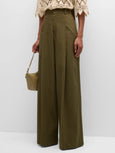 Pleated Wide Leg Pant-Surplus