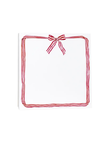 Notepad - Red Ribbon Candy