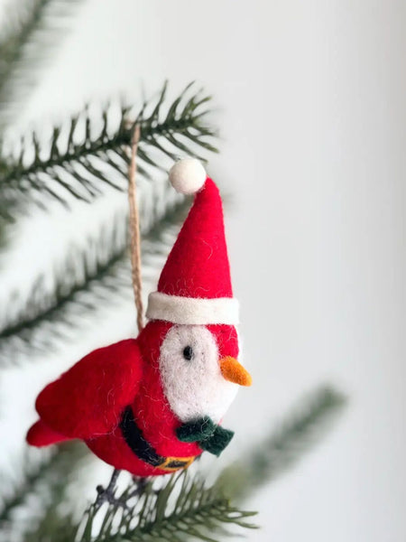 Felt Ornament - Santa Cardinal