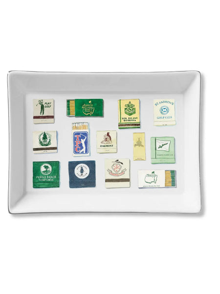 Ceramic Tray - Golf Matches