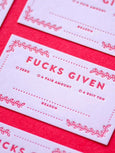 Fucks Given Cards