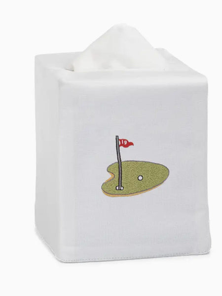 Tissue Box Cover-Golf