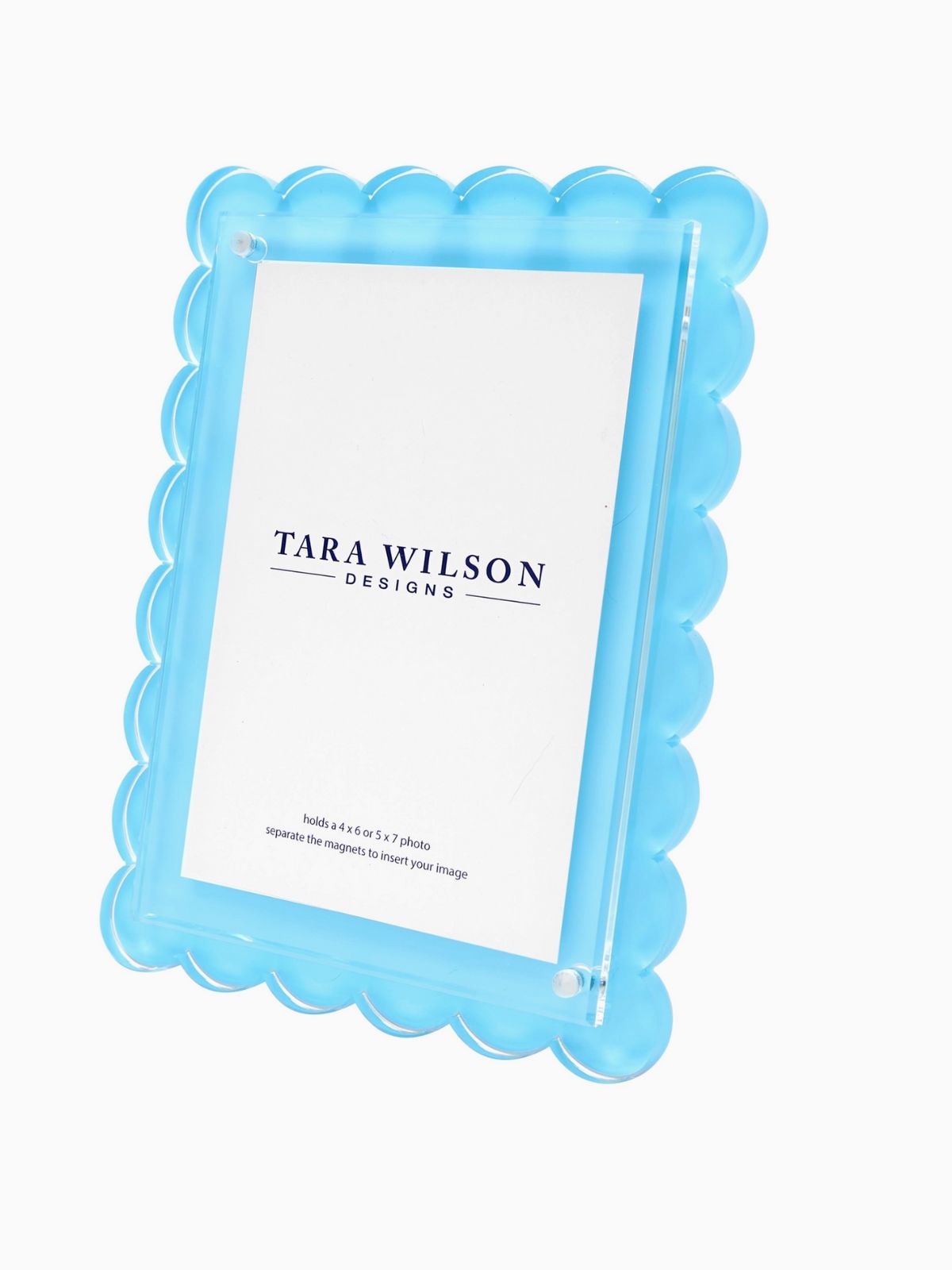 Scallop Frame -  Blue