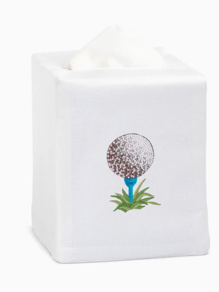 Golf Ball Tissue Box Cover