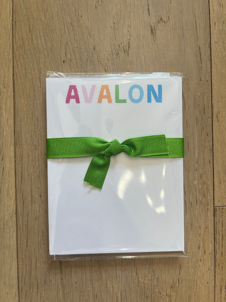 Mini Notepad - Avalon
