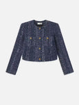 Denim Boucle Jacket