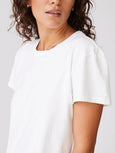 Cloud Jersey Crew Tee - White