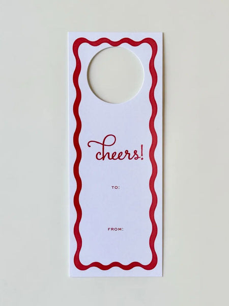 Wine Tags - Red Ribbon