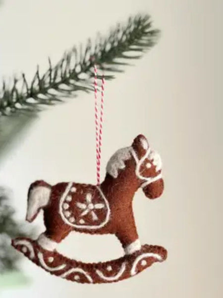 Felt Ornament - Rocking Horse