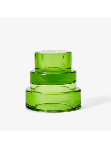 Terrace Candle Holder-Green