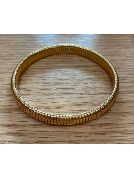 Thin Gold Cobra Bracelet