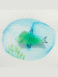 Big Fish Sea Glass Art
