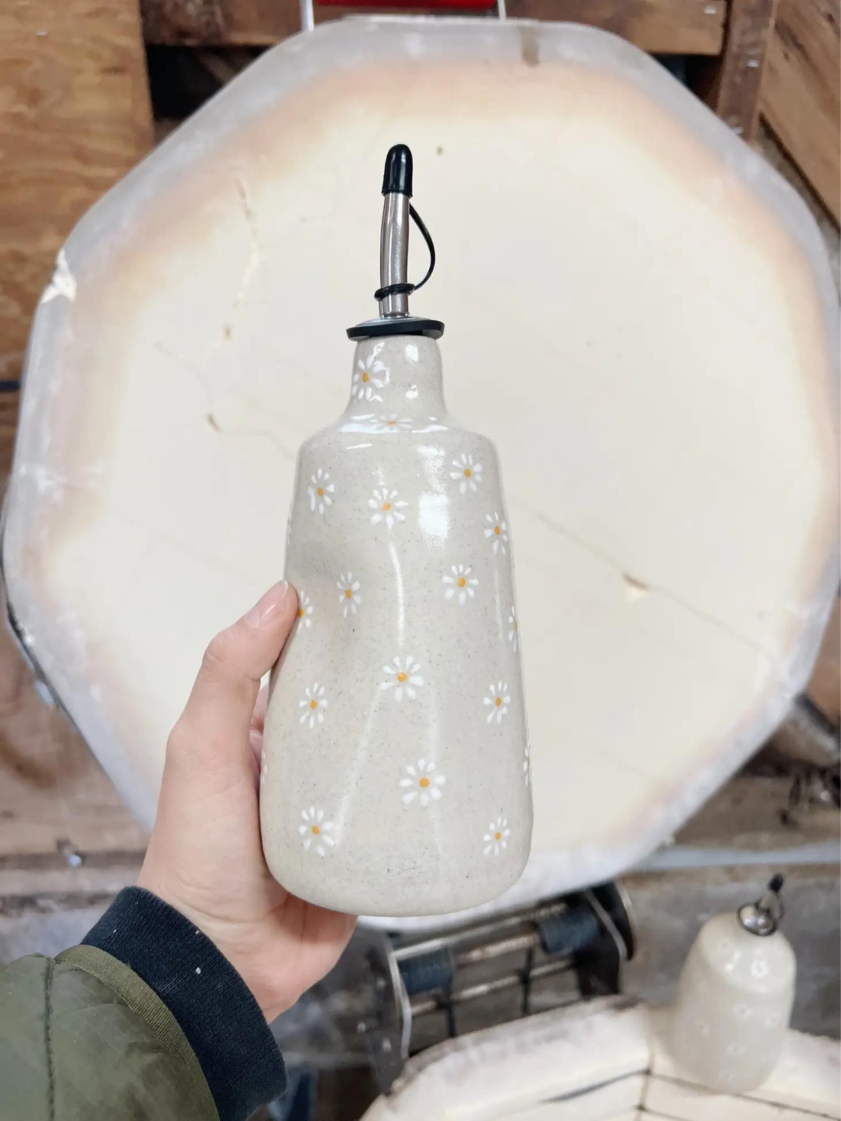 Ceramic Olive Oil Dispenser